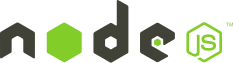 «Node.js logo» de node.js authors - http://nodejs.org/logos. Disponible bajo la licencia Public domain vía Wikimedia Commons - http://commons.wikimedia.org/wiki/File:Node.js_logo.svg#mediaviewer/File:Node.js_logo.svg