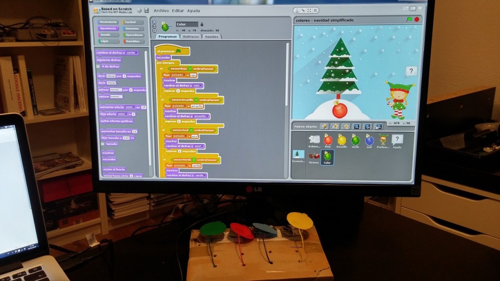 Aprende los colores en Navidad 