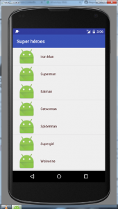 Ejemplo listas con adapter