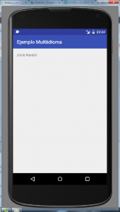 Ejemplo Multiidioma Español