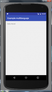 Ejemplo Multiidioma Inglés